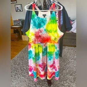 Torrid Pride Collection Double Knit Tie Dye Dress